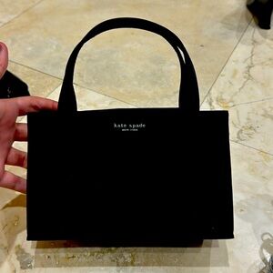 Kate spade hard asthetic black purse